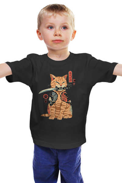 Заказать детскую футболку в Москве. Детская футболка классическая унисекс Котана от printik - готовые дизайны и нанесение принтов.