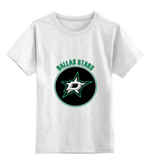 Заказать детскую футболку в Москве. Детская футболка классическая унисекс Dallas Stars от kspsshop - готовые дизайны и нанесение принтов.