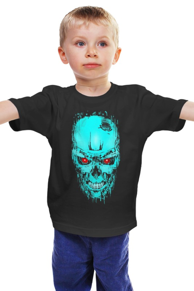 Заказать детскую футболку в Москве. Детская футболка классическая унисекс Терминатор от printik - готовые дизайны и нанесение принтов.