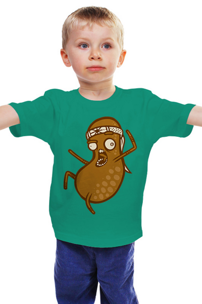Заказать детскую футболку в Москве. Детская футболка классическая унисекс Орех каратист от trugift - готовые дизайны и нанесение принтов.