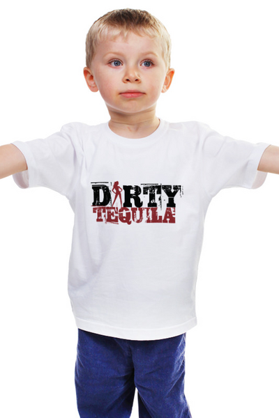 Заказать детскую футболку в Москве. Детская футболка классическая унисекс Dirty Tequila от THE_NISE  - готовые дизайны и нанесение принтов.