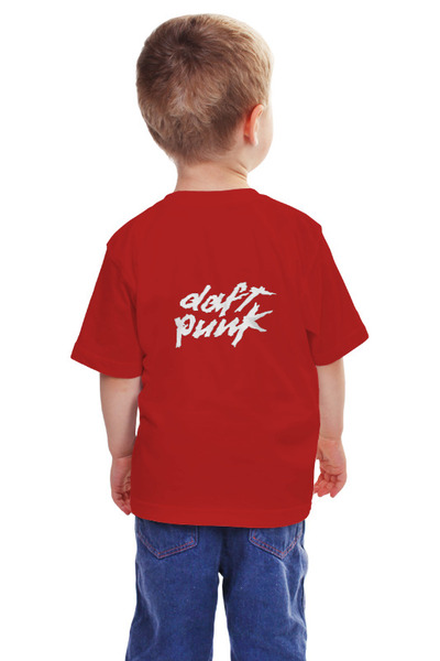 Заказать детскую футболку в Москве. Детская футболка классическая унисекс Daft Punk от THE_NISE  - готовые дизайны и нанесение принтов.