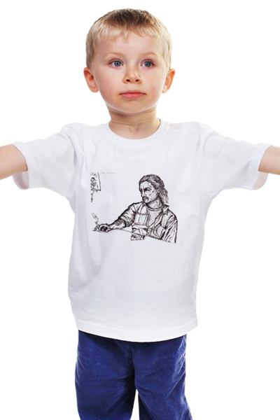 Заказать детскую футболку в Москве. Детская футболка классическая унисекс TRUE DETECTIVE от Denis Eschenko - готовые дизайны и нанесение принтов.