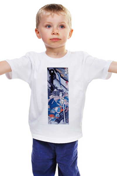 Заказать детскую футболку в Москве. Детская футболка классическая унисекс Отдых после битвы от Marina Serediuc - готовые дизайны и нанесение принтов.
