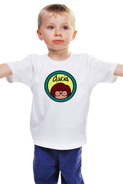 Заказать детскую футболку в Москве. Детская футболка классическая унисекс Дарья от Jimmy Flash - готовые дизайны и нанесение принтов.