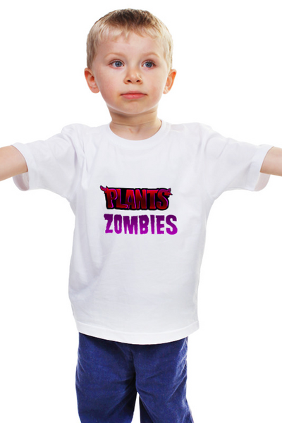 Заказать детскую футболку в Москве. Детская футболка классическая унисекс Plants vs Zombies от THE_NISE  - готовые дизайны и нанесение принтов.