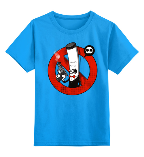 Заказать детскую футболку в Москве. Детская футболка классическая унисекс Курение Убивает! (Сигарета) от coolmag - готовые дизайны и нанесение принтов.
