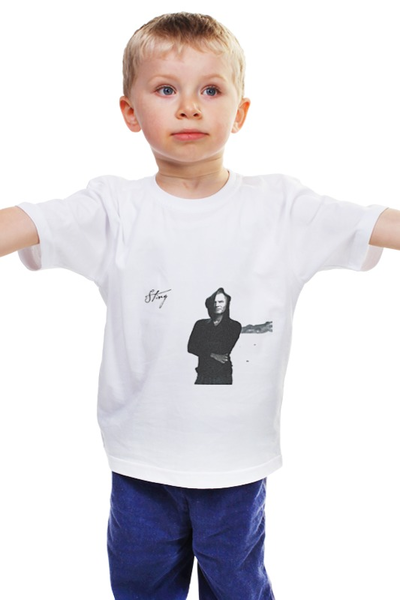 Заказать детскую футболку в Москве. Детская футболка классическая унисекс Стинг от igoreut - готовые дизайны и нанесение принтов.