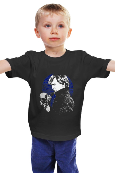 Заказать детскую футболку в Москве. Детская футболка классическая унисекс Шерлок (BBC) от printik - готовые дизайны и нанесение принтов.