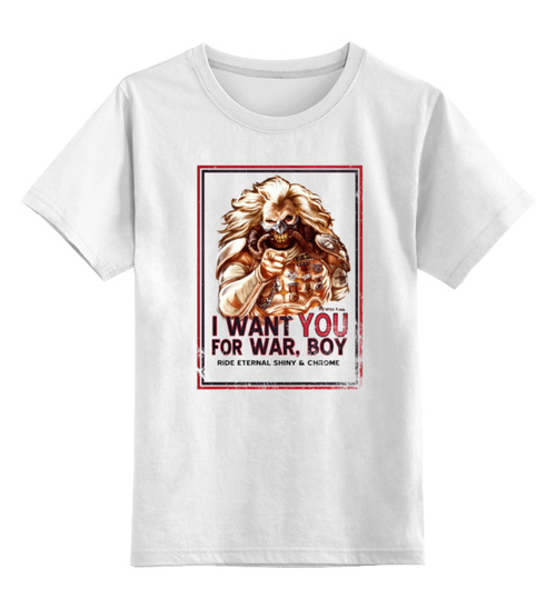 Заказать детскую футболку в Москве. Детская футболка классическая унисекс Несмертный Джо от printik - готовые дизайны и нанесение принтов.