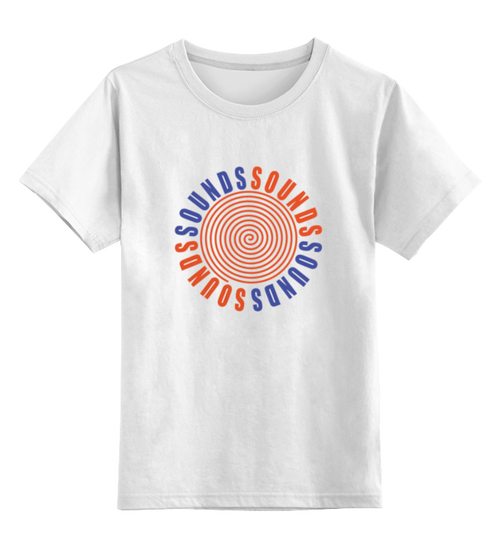Заказать детскую футболку в Москве. Детская футболка классическая унисекс Kurt Cobain sounds от rancid - готовые дизайны и нанесение принтов.