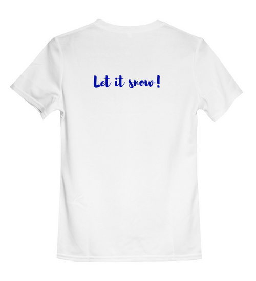 Заказать детскую футболку в Москве. Детская футболка классическая унисекс Let it snow! от Лада Морозова - готовые дизайны и нанесение принтов.