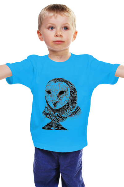 Заказать детскую футболку в Москве. Детская футболка классическая унисекс Сова-2 от leopold93 - готовые дизайны и нанесение принтов.