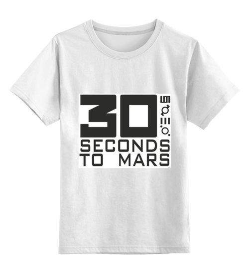 Заказать детскую футболку в Москве. Детская футболка классическая унисекс 30 Seconds to Mars от echelon04 - готовые дизайны и нанесение принтов.