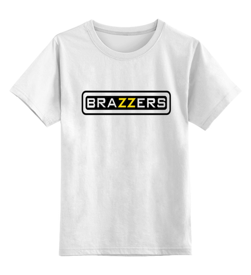 Заказать детскую футболку в Москве. Детская футболка классическая унисекс Brazzers от denis01001 - готовые дизайны и нанесение принтов.