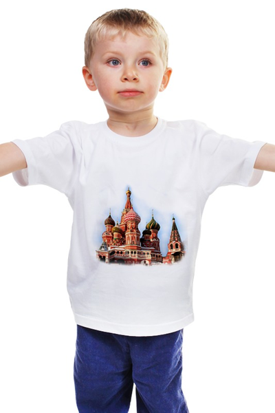 Заказать детскую футболку в Москве. Детская футболка классическая унисекс Moscow от Fil6 - готовые дизайны и нанесение принтов.