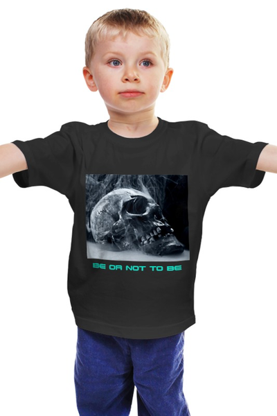 Заказать детскую футболку в Москве. Детская футболка классическая унисекс be or not to be от Vladec11 - готовые дизайны и нанесение принтов.