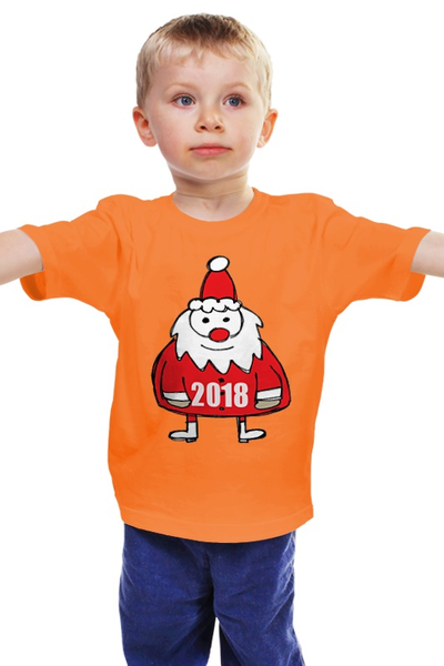 Заказать детскую футболку в Москве. Детская футболка классическая унисекс Новогоднее настроение от Miracles - готовые дизайны и нанесение принтов.