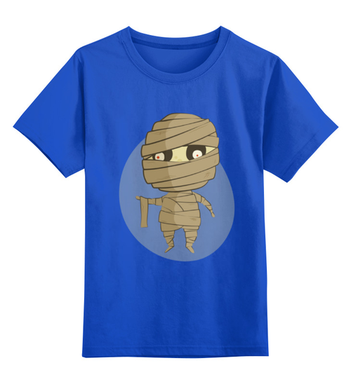 Заказать детскую футболку в Москве. Детская футболка классическая унисекс Мумия от Илья Щеблецов - готовые дизайны и нанесение принтов.