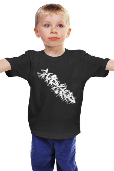 Заказать детскую футболку в Москве. Детская футболка классическая унисекс Hip-hop от Lodbrok - готовые дизайны и нанесение принтов.