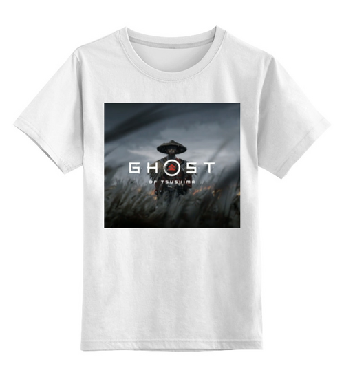 Заказать детскую футболку в Москве. Детская футболка классическая унисекс Ghost of Tsushima от GeekFox  - готовые дизайны и нанесение принтов.