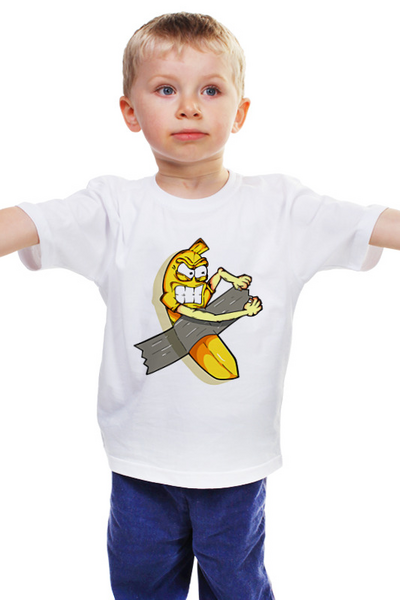 Заказать детскую футболку в Москве. Детская футболка классическая унисекс ☘ BananaTAPE ☘ от balden - готовые дизайны и нанесение принтов.