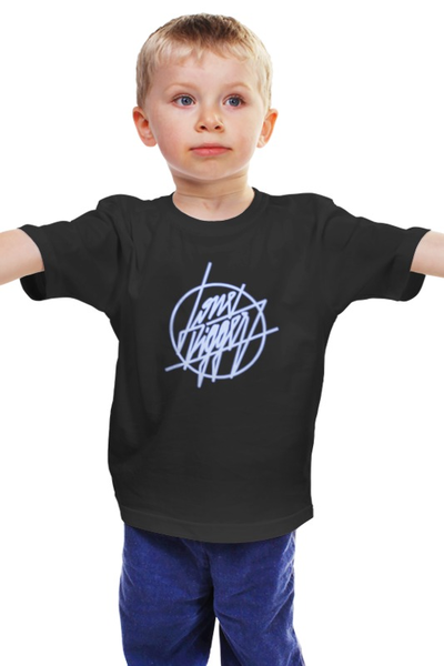 Заказать детскую футболку в Москве. Детская футболка классическая унисекс Lone Digger от Владимир Бычик - готовые дизайны и нанесение принтов.