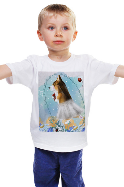 Заказать детскую футболку в Москве. Детская футболка классическая унисекс Моя Черешня от juliafast77 - готовые дизайны и нанесение принтов.