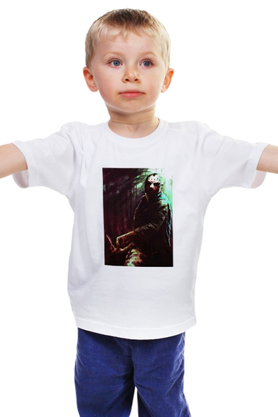 Заказать детскую футболку в Москве. Детская футболка классическая унисекс Джейсон Вурхиз от Татьяна - готовые дизайны и нанесение принтов.