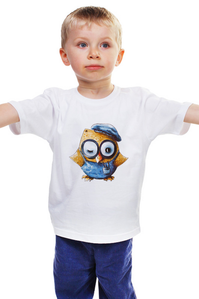 Заказать детскую футболку в Москве. Детская футболка классическая унисекс Маленький художник от t.kasckevitch2016@yandex.ru - готовые дизайны и нанесение принтов.