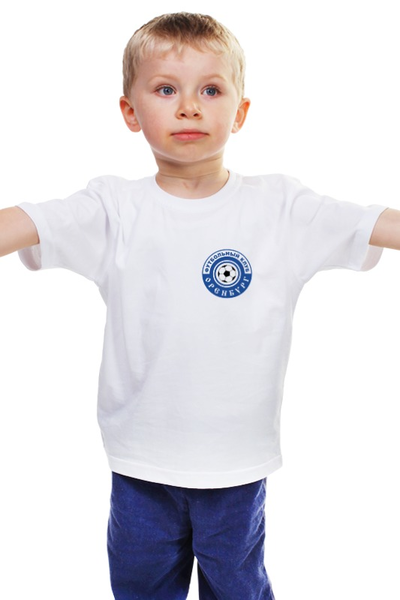 Заказать детскую футболку в Москве. Детская футболка классическая унисекс ФК Оренбург от Fedor - готовые дизайны и нанесение принтов.