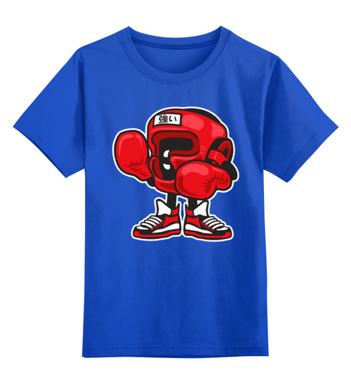 Заказать детскую футболку в Москве. Детская футболка классическая унисекс ✪ Boxing Champion ✪ от balden - готовые дизайны и нанесение принтов.