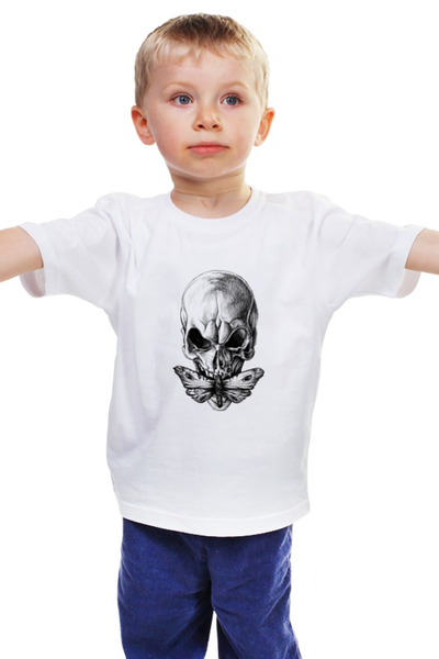 Заказать детскую футболку в Москве. Детская футболка классическая унисекс Мотылёк от Максим Мушин - готовые дизайны и нанесение принтов.