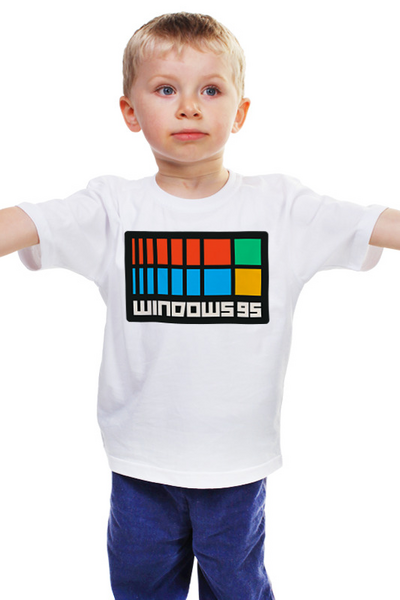 Заказать детскую футболку в Москве. Детская футболка классическая унисекс ❖WINDOWS❖ от balden - готовые дизайны и нанесение принтов.