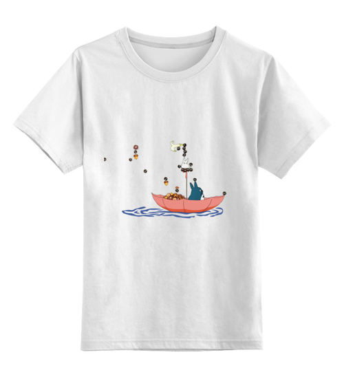 Заказать детскую футболку в Москве. Детская футболка классическая унисекс Мой сосед Тоторо от liya - готовые дизайны и нанесение принтов.