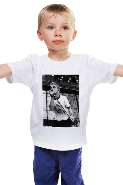 Заказать детскую футболку в Москве. Детская футболка классическая унисекс Билли Джо Армстронг Green Day Retro от alisa_unoxx - готовые дизайны и нанесение принтов.