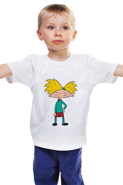 Заказать детскую футболку в Москве. Детская футболка классическая унисекс Эй, Арнольд! от YellowCloverShop - готовые дизайны и нанесение принтов.