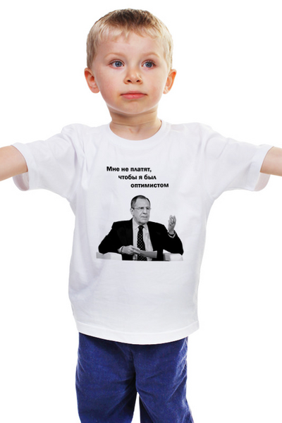 Заказать детскую футболку в Москве. Детская футболка классическая унисекс Лавров от valezar - готовые дизайны и нанесение принтов.