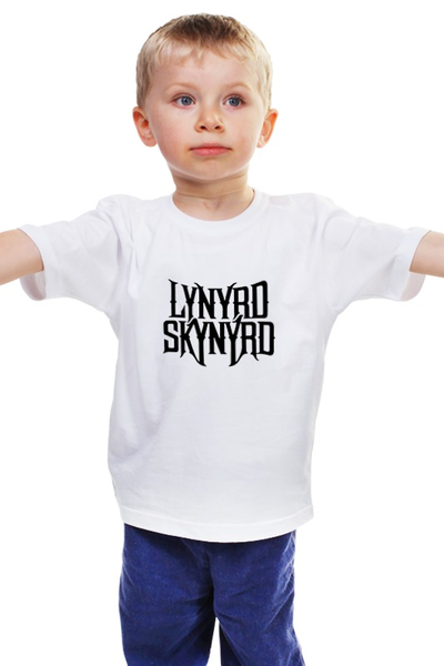 Заказать детскую футболку в Москве. Детская футболка классическая унисекс рок-группа "Lynyrd Skynyrd" от Fedor - готовые дизайны и нанесение принтов.
