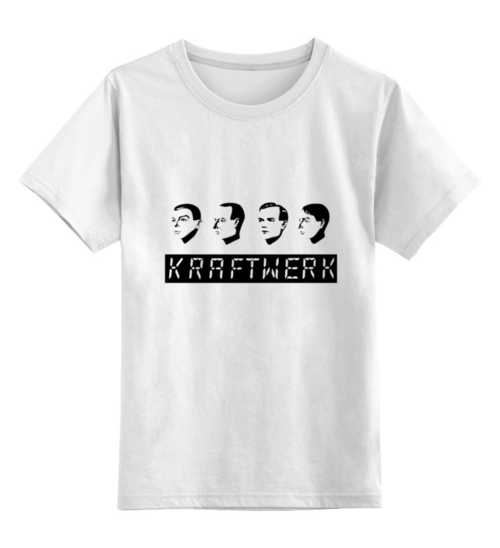 Заказать детскую футболку в Москве. Детская футболка классическая унисекс Kraftwerk от Fedor - готовые дизайны и нанесение принтов.