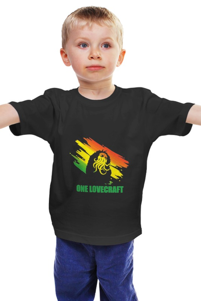 Заказать детскую футболку в Москве. Детская футболка классическая унисекс One Lovecraft от priceless - готовые дизайны и нанесение принтов.