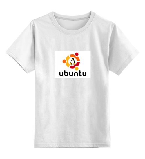 Заказать детскую футболку в Москве. Детская футболка классическая унисекс Ubuntu от Евгений Беляев - готовые дизайны и нанесение принтов.