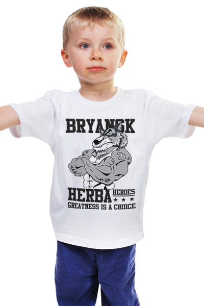 Заказать детскую футболку в Москве. Детская футболка классическая унисекс HerbaHeroes от Дмитрий - готовые дизайны и нанесение принтов.