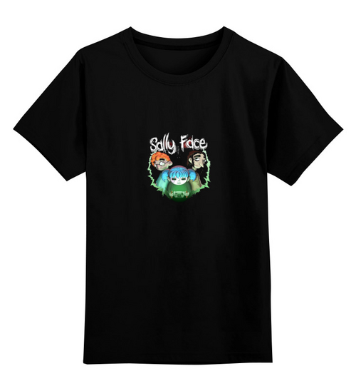 Заказать детскую футболку в Москве. Детская футболка классическая унисекс Sally Face (Салли фейс) от Анастасия Вахрушева - готовые дизайны и нанесение принтов.