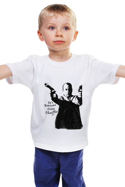 Заказать детскую футболку в Москве. Детская футболка классическая унисекс Счастливое число Слевина от Олег Бобров - готовые дизайны и нанесение принтов.