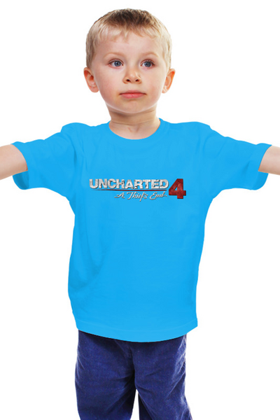 Заказать детскую футболку в Москве. Детская футболка классическая унисекс ◈Uncharted 4◈ от balden - готовые дизайны и нанесение принтов.