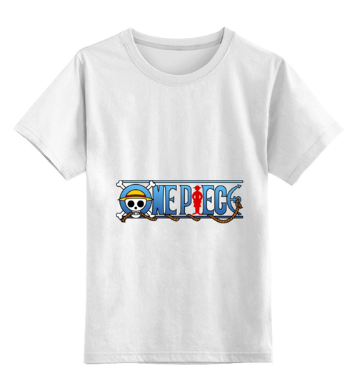 Заказать детскую футболку в Москве. Детская футболка классическая унисекс One Piece от Y L - готовые дизайны и нанесение принтов.