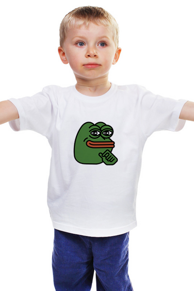 Заказать детскую футболку в Москве. Детская футболка классическая унисекс Лягушка от THE_NISE  - готовые дизайны и нанесение принтов.
