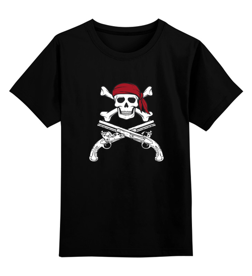 Заказать детскую футболку в Москве. Детская футболка классическая унисекс Реальные пираты от Александр - готовые дизайны и нанесение принтов.