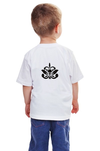 Заказать детскую футболку в Москве. Детская футболка классическая унисекс цветочный узор от nikol - готовые дизайны и нанесение принтов.